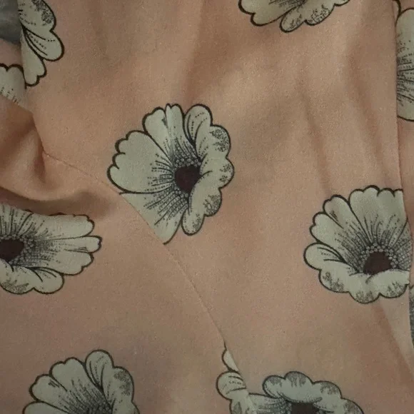 Ann Taylor Pink Floral Button Down Shirt - Picture 7 of 7